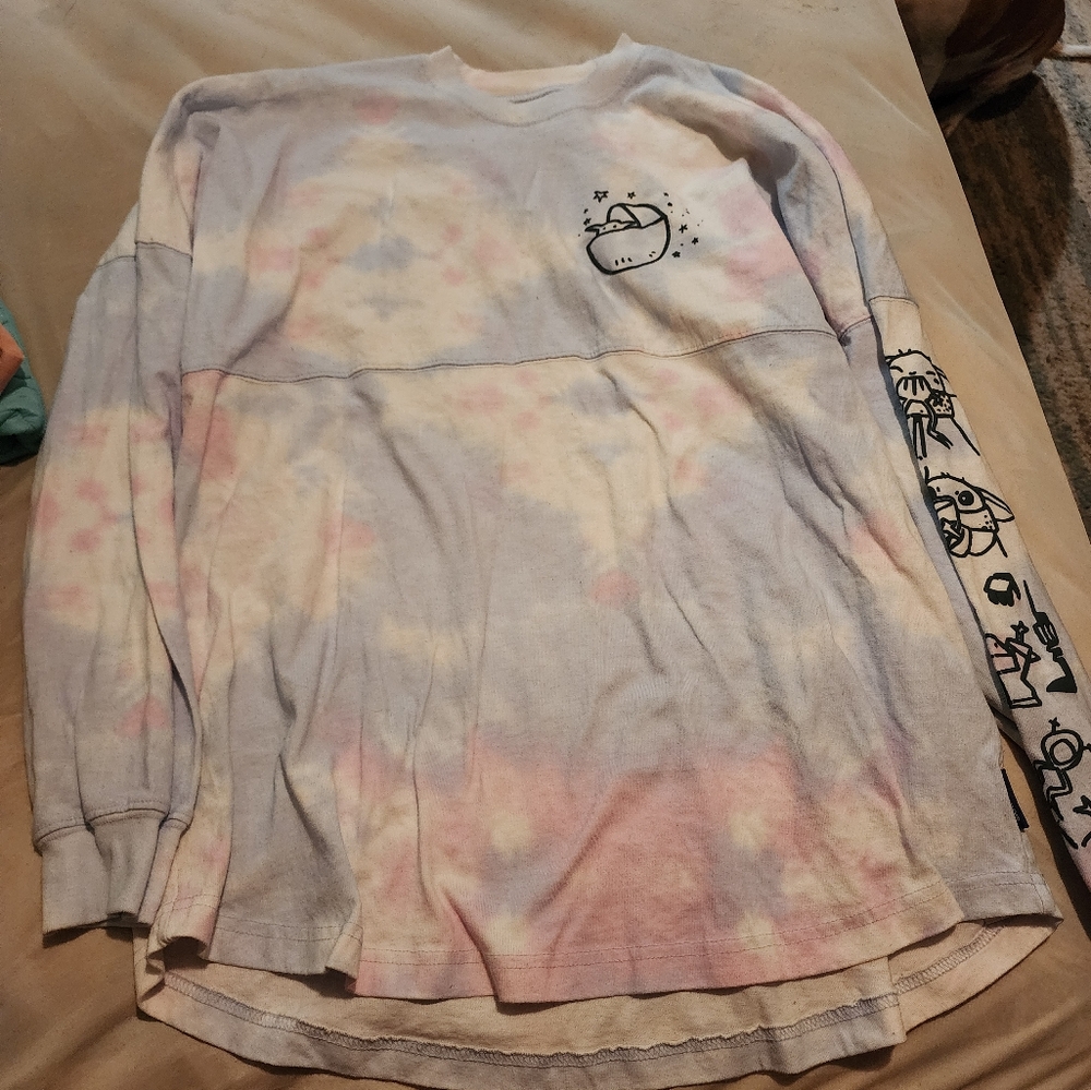 Tie dye long sleeve baby Yoda shirt